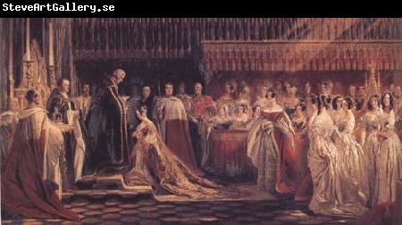 Charles Robert Leslie Queen Victoria Receiving the Sacrament at her Coronation 28 June 1838 (mk25)